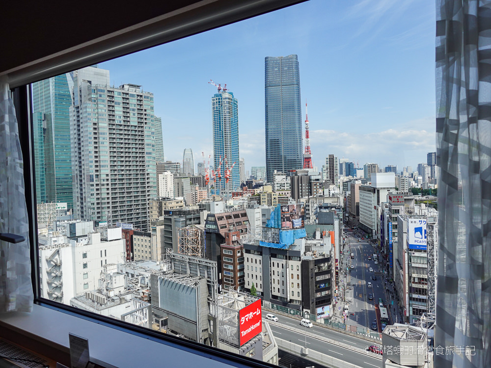 東京住宿︱六本木Remm雷姆飯店，起床就看到東京鐵塔、房間有按摩椅！