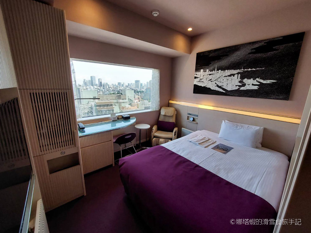 東京住宿︱六本木Remm雷姆飯店，起床就看到東京鐵塔、房間有按摩椅！
