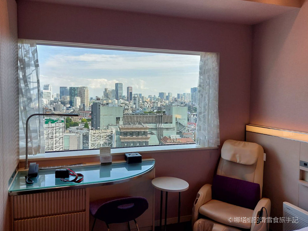 東京住宿︱六本木Remm雷姆飯店，起床就看到東京鐵塔、房間有按摩椅！