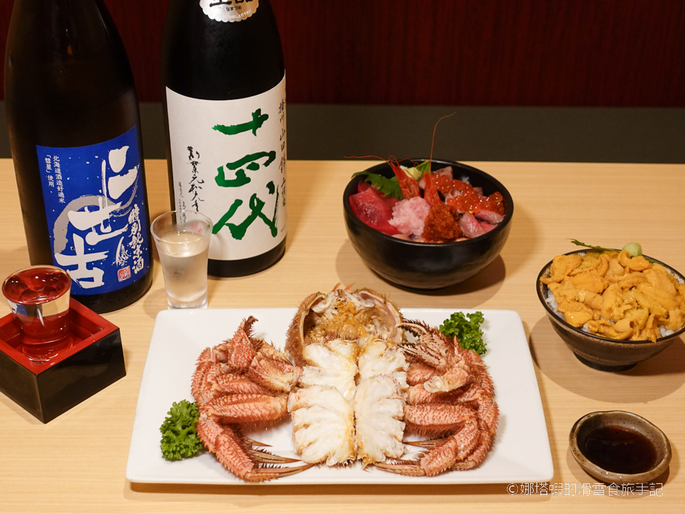 札幌美食 _北海道料理_濱っ子居酒屋時計台店_海鮮丼_烤物_毛蟹_十四代清酒都美味_午餐送冰淇淋