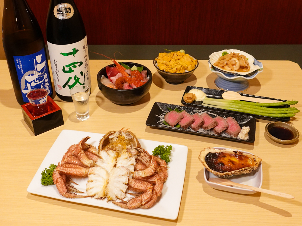 札幌 _浜っ子海鮮居酒屋_時計台店_海鮮丼_烤物_毛蟹都美味，午餐送冰淇淋