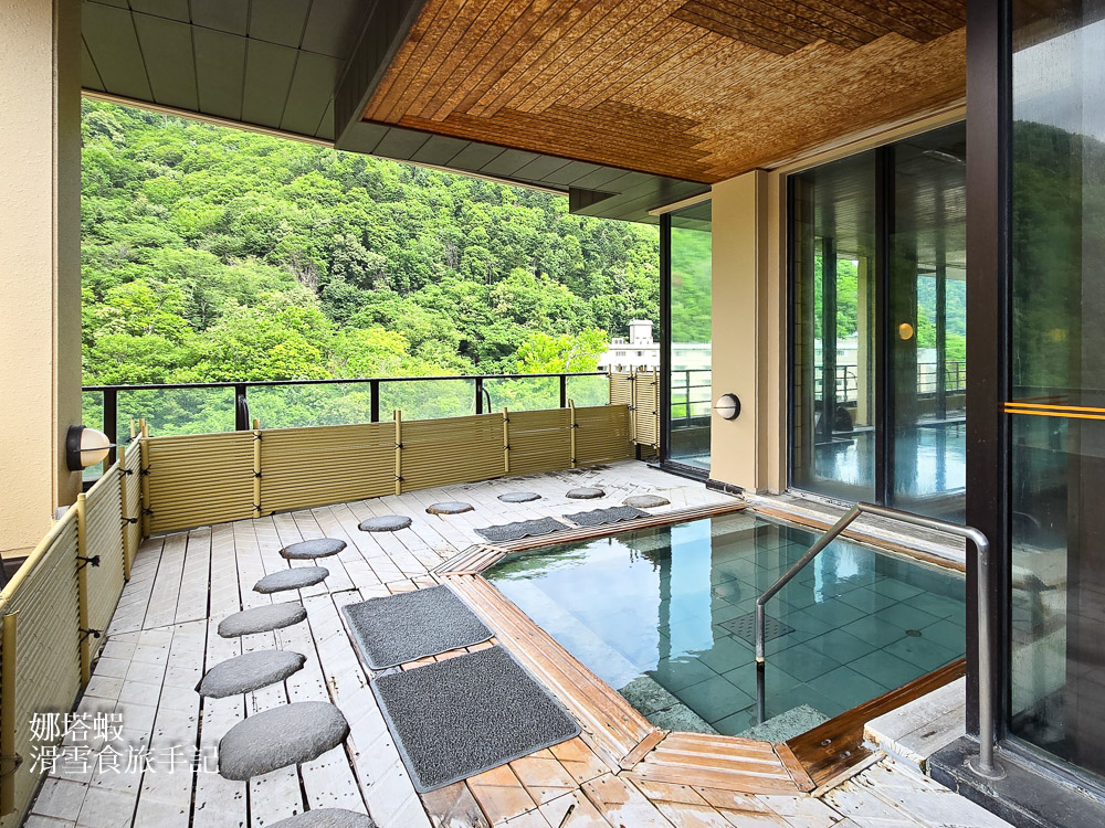 北海道定山溪_花楓葉溫泉旅館_urara頂級套房一泊二食的奢華體驗_3大溫泉浴場介紹_全新桑拿房