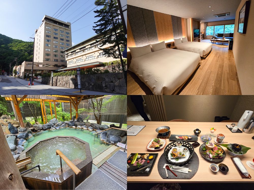 北海道定山溪_花楓葉溫泉旅館_urara頂級套房一泊二食的奢華體驗_3大溫泉浴場介紹_全新桑拿房