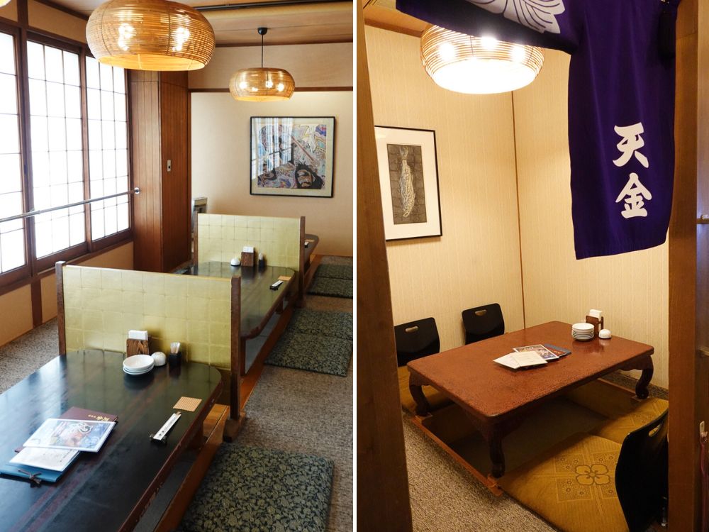 旭川美食「天金本店」居酒屋，推薦必點海膽涮涮鍋、雙色烤鰻魚、鄉土天婦羅，有包廂