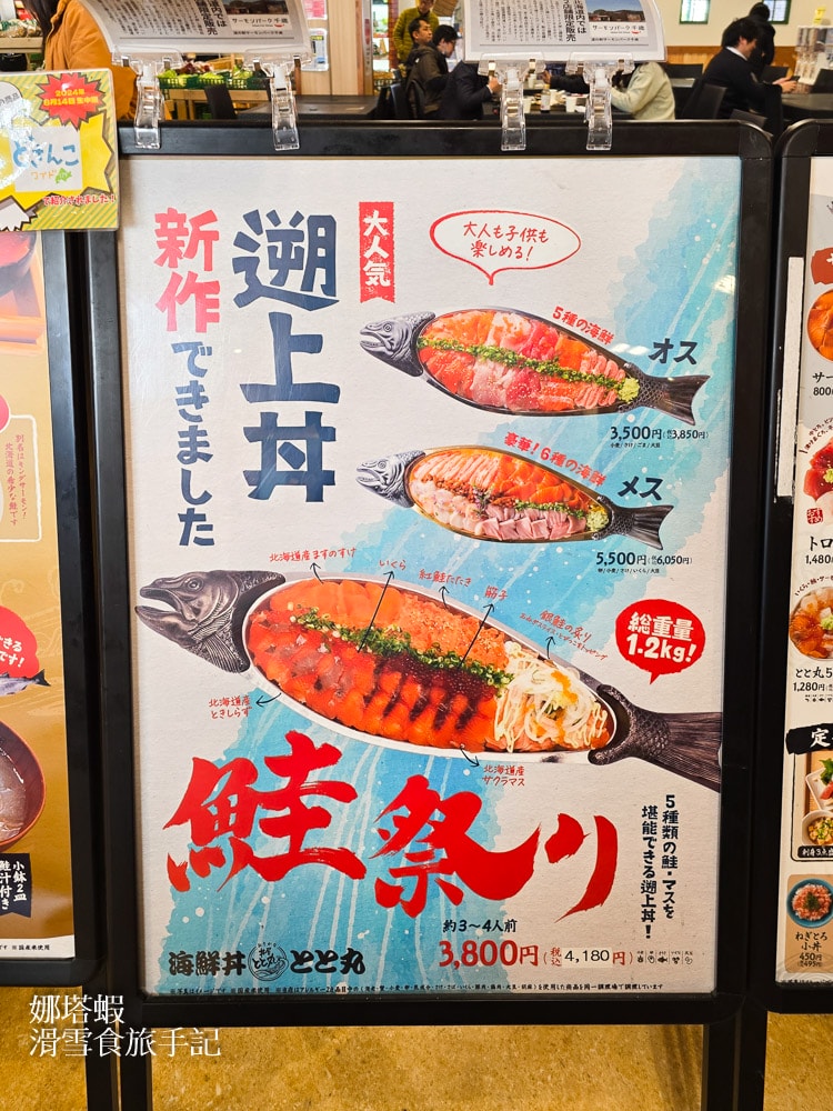 新千歲機場附近景點「千歲鮭魚公園」，水族館和道路休息站，好逛又好吃!