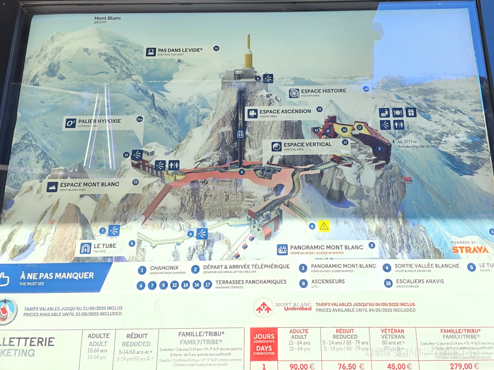 法國夏慕尼必去景點_南針峰纜車_近距離看白朗峰_挑戰高空透明玻璃屋