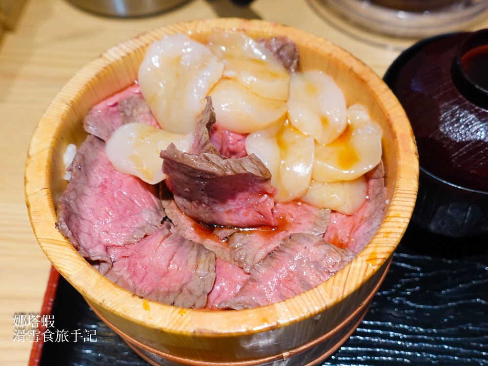 博多美食_黒毛和牛 博多牛まぶし 武蔵_排隊名店_大口享受和牛干貝鮭魚卵