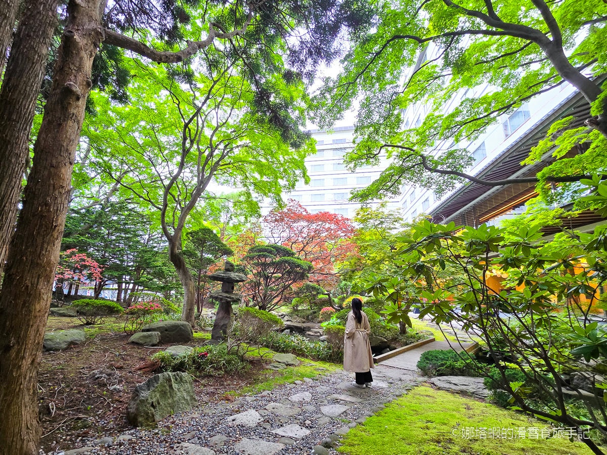 函館住宿推薦_湯元啄木亭飯店住宿心得_百年庭院