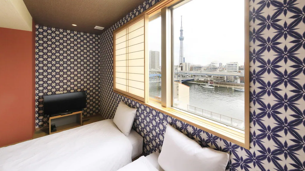 東京住宿推薦|淺草玉響飯店住宿心得,日式榻榻米房間與晴空塔無敵夜景 - 第11張圖