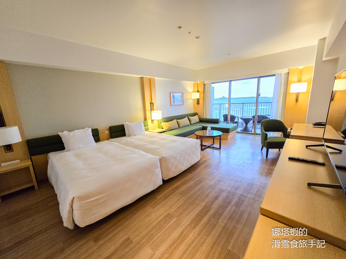 沖繩住宿推薦_Orion本部度假飯店心得_免費啤酒_有溫泉_海景房景觀超美