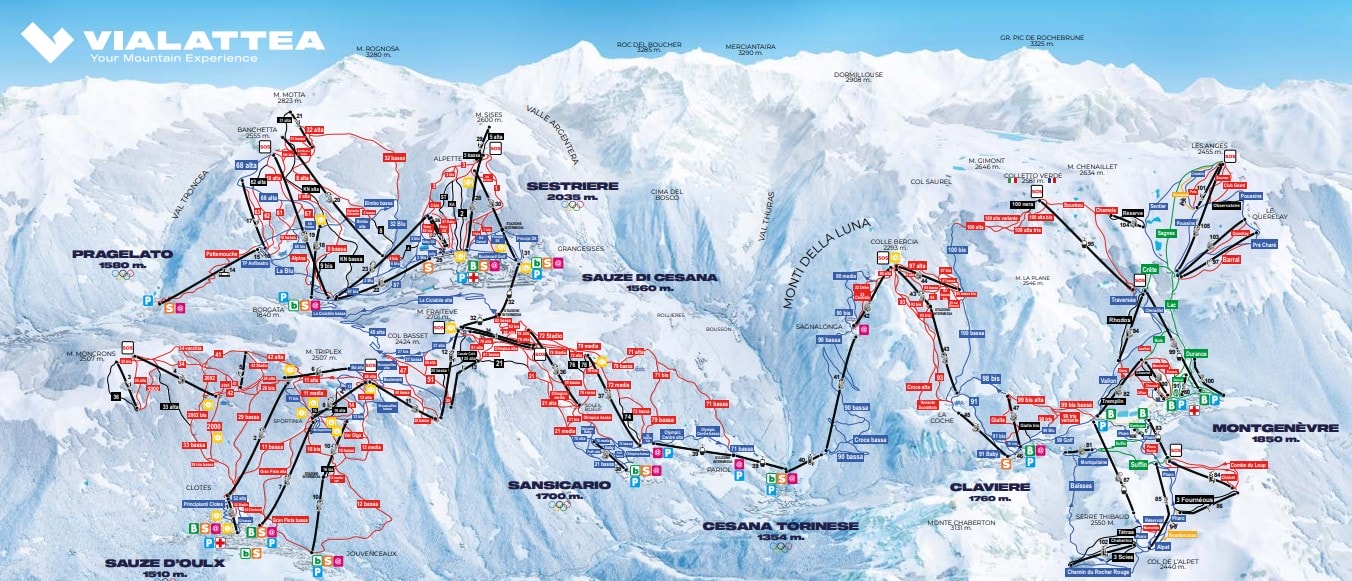義大利滑雪︱Vialattea銀河滑雪場攻略,313條雪道、跨越法國爽爽滑雪(Club Med Pragelato滑雪之旅) - 第8張圖 義大利滑雪_Vialattea銀河滑雪場攻略
