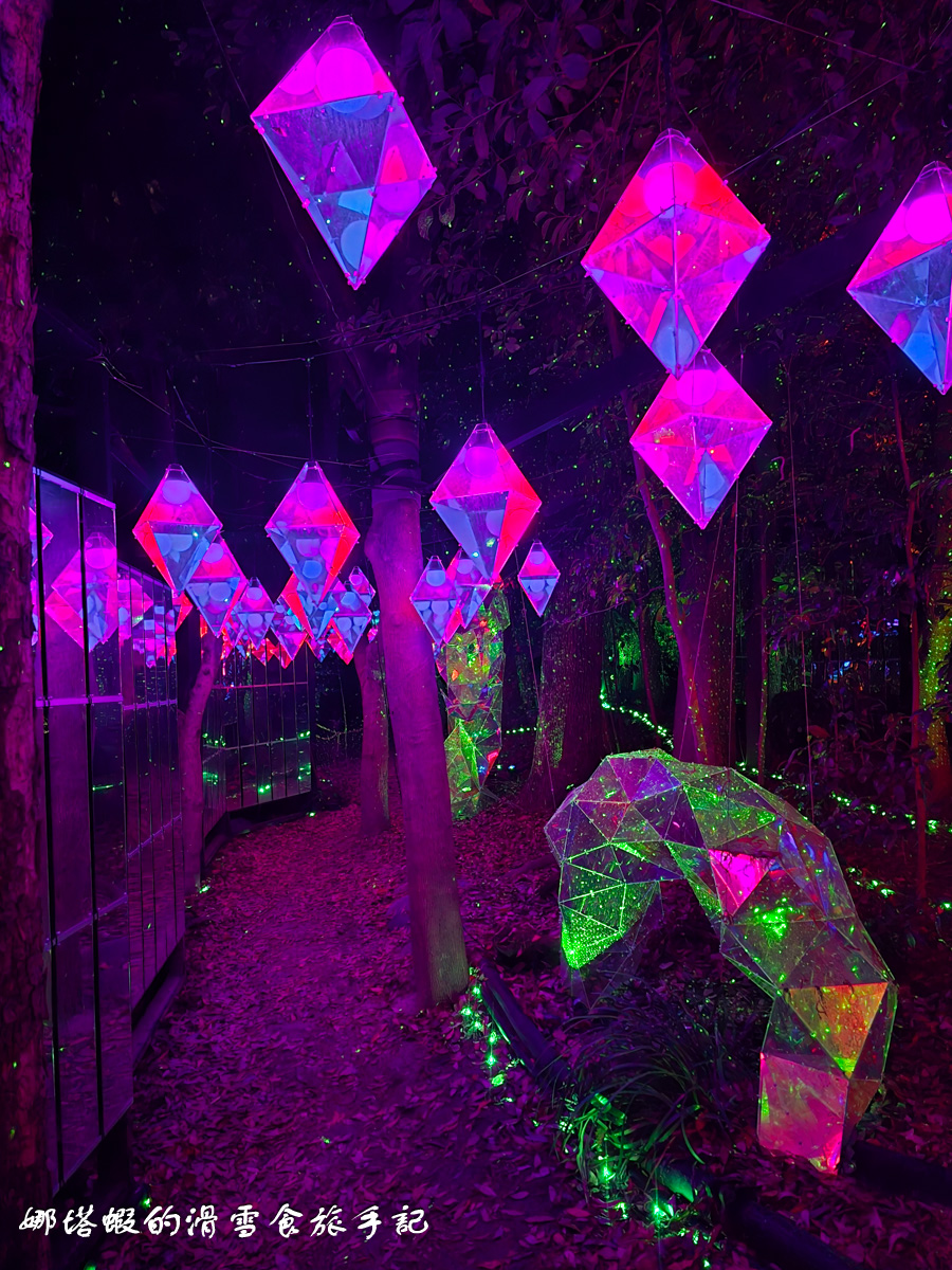 福岡景點推薦+大濠公園「宙-SORA-」，日本庭園夜間點燈，走進夢幻的光影藝術