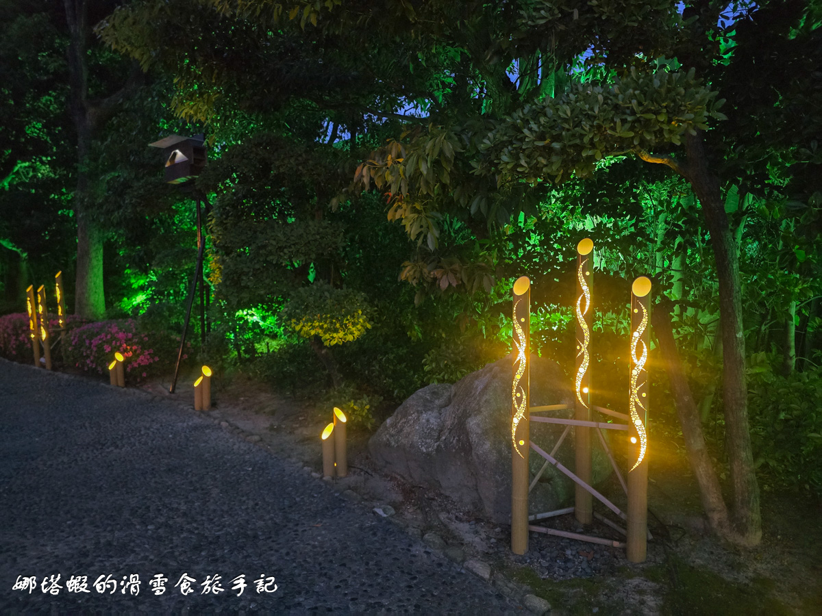 福岡景點推薦+大濠公園「宙-SORA-」，日本庭園夜間點燈，走進夢幻的光影藝術