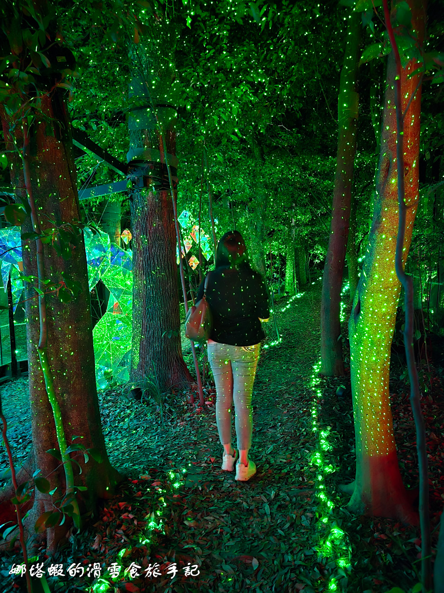福岡景點推薦+大濠公園「宙-SORA-」，日本庭園夜間點燈，走進夢幻的光影藝術