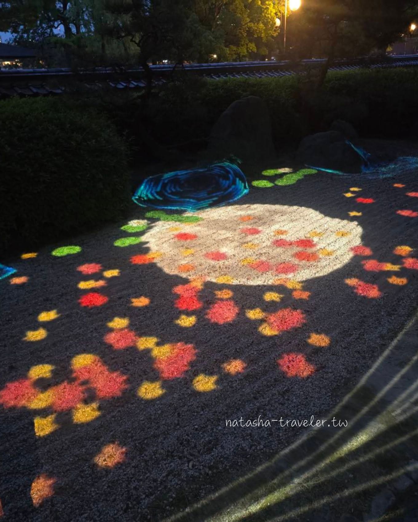 福岡景點推薦+大濠公園「宙-SORA-」，日本庭園夜間點燈，走進夢幻的光影藝術