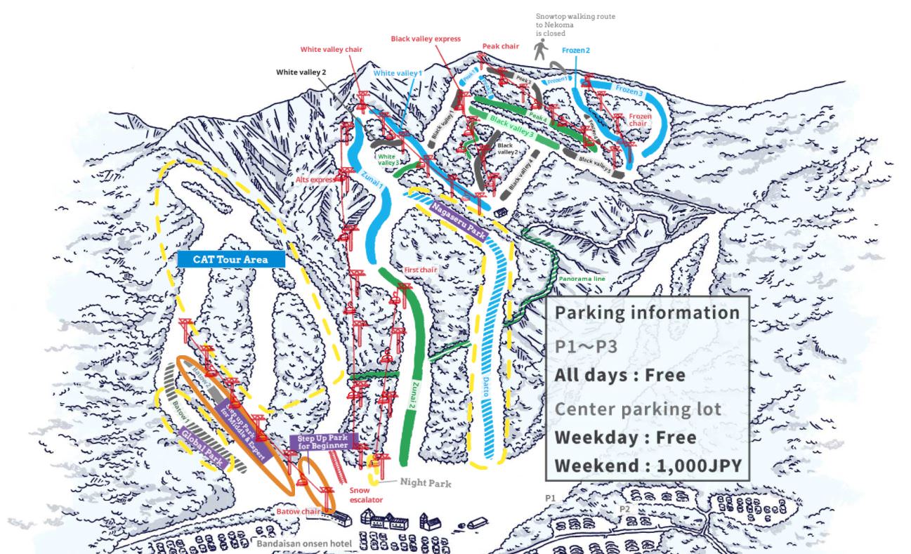 日本滑雪｜ALTS磐梯滑雪場，鬆雪、跳台、Snowcat Tour隨你玩
