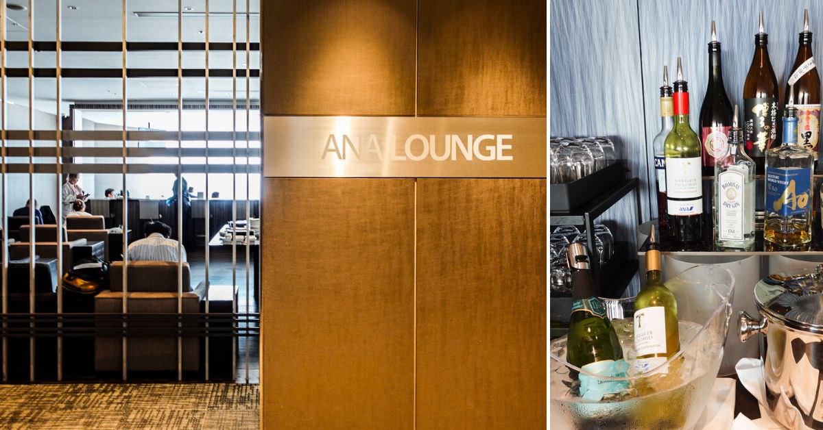 東京羽田機場貴賓室︱ANA LOUNGE 全日空貴賓室2023紀錄，現做握壽司與氣泡酒、啤酒自助吧