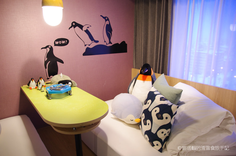 OMO7旭川by 星野集團，卡哇依企鵝、北極熊主題房，免費接駁車到滑雪場