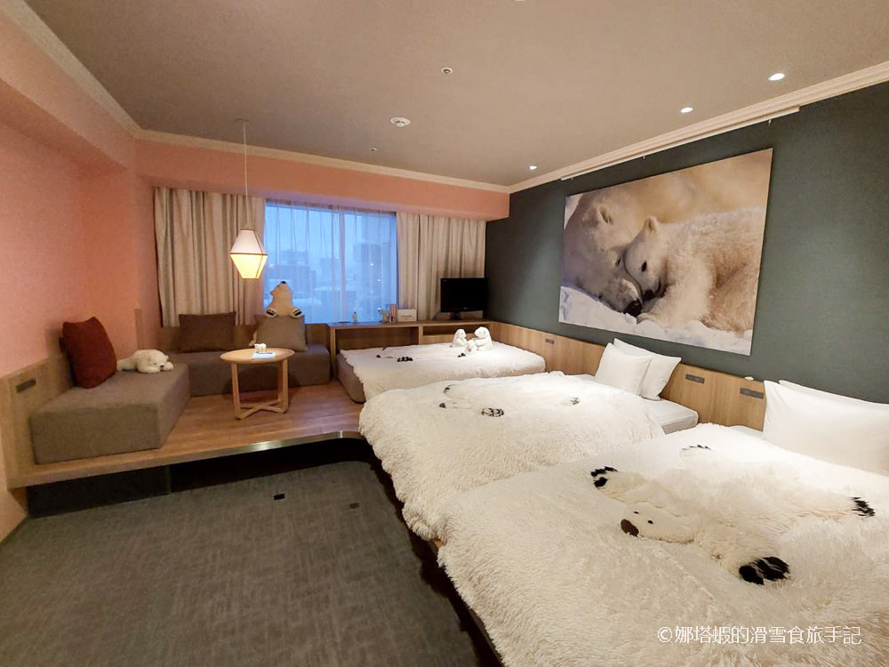 OMO7旭川by 星野集團，卡哇依企鵝、北極熊主題房，免費接駁車到滑雪場